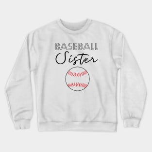 Baseball Sister Crewneck Sweatshirt